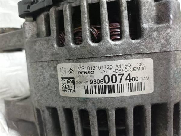 ALTERNADOR Peugeot 208 1.0 G I VTI 68CV (2012-2019) (50 KW) - 19921 / ZM01