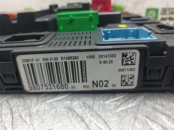 CAJA FUSIBLES/RELE Peugeot 208 1.0 G I VTI 68CV (2012-2019) (50 KW) - 19948 / ZM01