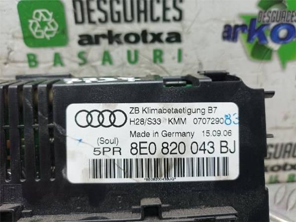 MANDOS CALEFACCION / A.A. Audi A4 2.0 TDI (B6-B7) Q (2004-2008) 140CV (103 KW) - 20011 / BPW