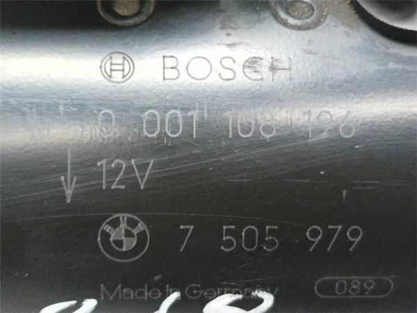 MOTOR ARRANQUE BMW 318 2.0 CI COUPE SERIE 3 (E46)143CV(01-04) (105 KW) - 20018 / N42B20A