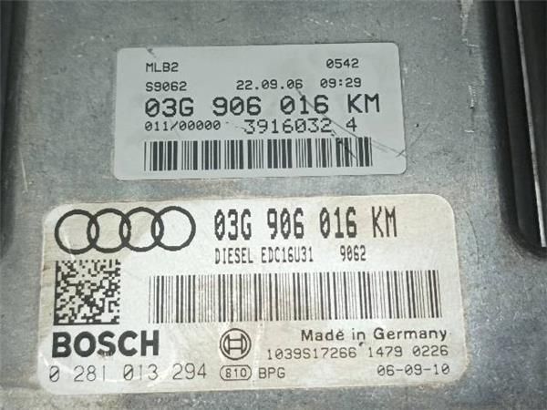 CENTRALITA MOTOR UCE Audi A4 2.0 TDI (B6-B7) Q (2004-2008) 140CV (103 KW) - 20059 / BPW