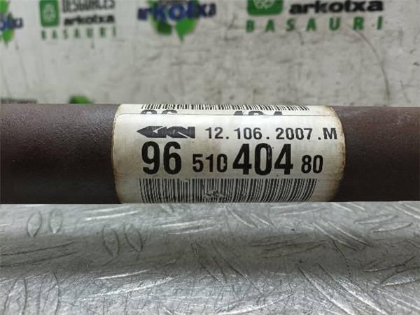 TRANSMISION DEL. DCHA. Peugeot 207 1.4 G (WC) 73CV (2006-2013) (54 KW) - 20183 / KFV