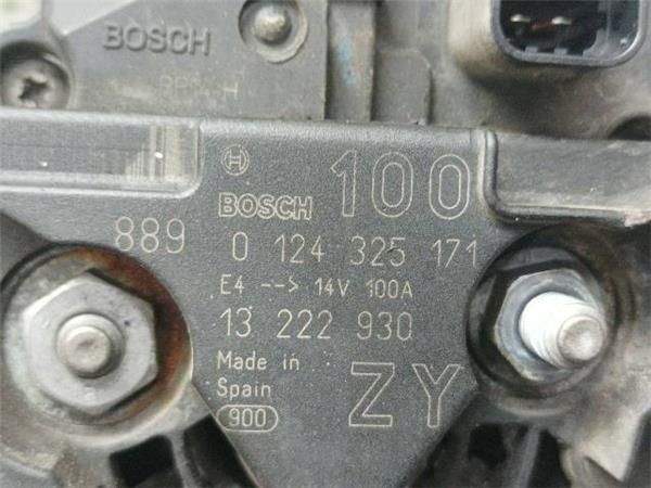 ALTERNADOR Opel Corsa 1.2 G D (S07) 86CV (63 KW) - 20278 / A12XER