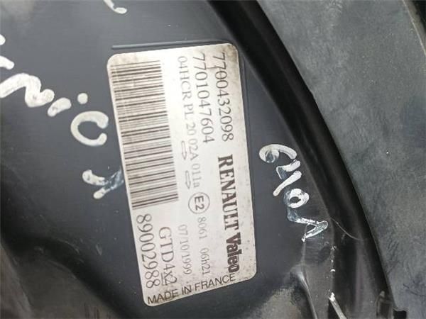 FARO DEL. IZDO. Renault Scenic 1.6  (JA04) (79 KW) - 20301 / K4MA7