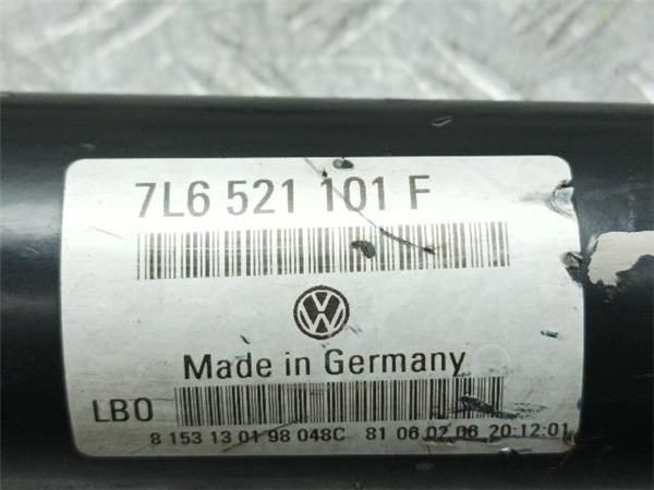 EJE TRANSMISION CENTRAL DEL. Audi Q7 3.0 TDI 233CV AUT. 4X4 (4LB) V6 (06-08) (171 KW) - 20341 / BUG