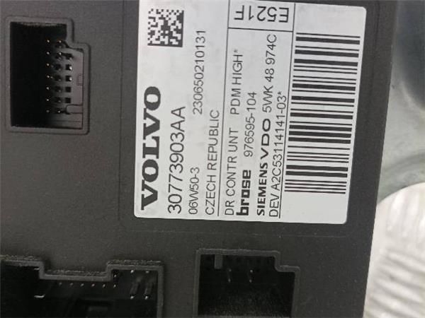 ELEVALUNAS ELECTRICO DEL. DCHO. Volvo C30 1.6 D (533) 109CV [2006 2012] (80 KW) - 20444 / D4164T