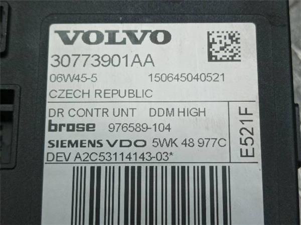 MOTOR ELEVALUNAS DEL. IZDO. Volvo V50 2.0 G 146CV (2006-2012) (107 KW) - 20606 / B4204S3/G
