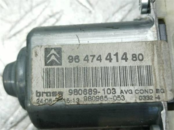 MOTOR ELEVALUNAS DEL. IZDO. Citroen C4 1.4 G I (LC) 90CV (2000-2011) (65 KW) - 20658 / KFU