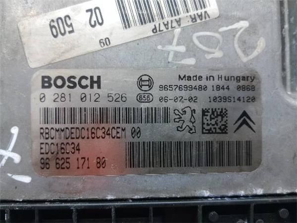 CENTRALITA MOTOR UCE Peugeot 207 1.4 HDI (WC) 68CV (2006-2015) (50 KW) - 20794 / 8HZ