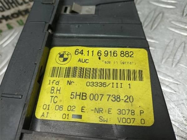 MANDOS CALEFACCION / A.A. BMW 318 2.0 CI COUPE SERIE 3 (E46)143CV(01-04) (105 KW) - 20813 / N42B20A