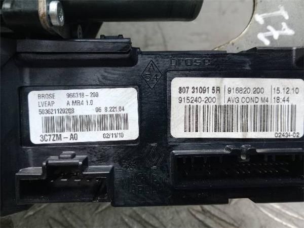 ELEVALUNAS ELECTRICO DEL. IZDO. Renault Megane 1.5 DCI COUPÉ III (DZ) 110 (2009-2015) (81 KW) - 21251 / K9KJ8