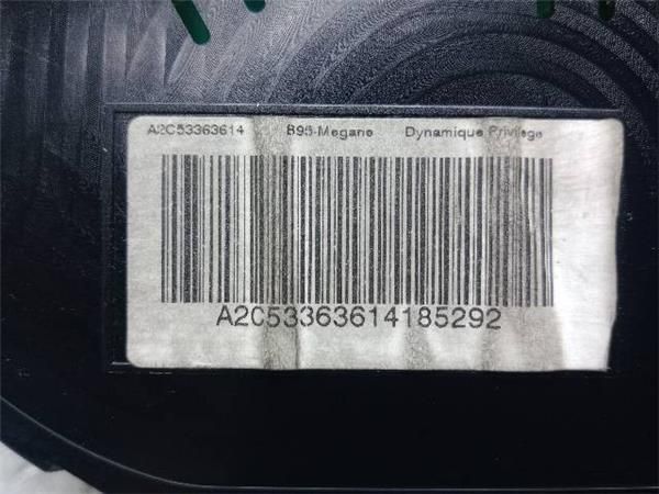 CUADRO INSTRUMENTOS Renault Megane 1.5 DCI COUPÉ III (DZ) 110 (2009-2015) (81 KW) - 21254 / K9KJ8