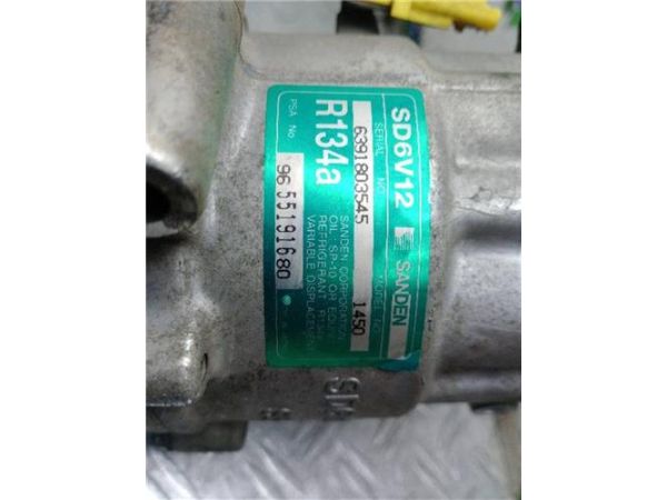 COMPRESOR AIRE ACOND. Peugeot 1007 1.4 G (KM) 75CV (2005-2011) (54 KW) - 21393 / KFV