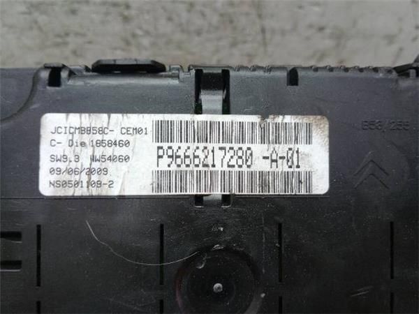 CUADRO INSTRUMENTOS Citroen C4 1.6 HDI PICASSO (UA) 110 (2006-2011) (80 KW) - 21754 / 9HZ