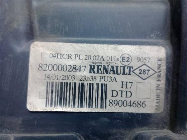 FARO DEL. DCHO Renault Laguna 1.6 G II (BG) 107CV (2001-2005) (79 KW) - 21789 / K4MD7