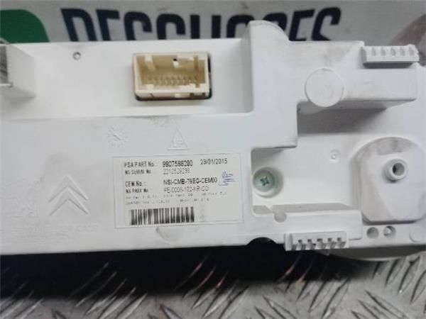 CUADRO INSTRUMENTOS Peugeot 308 1.6 HDI (LB) 116CV (2013-2021) (85 KW) - 21971 / 9H05 / 9HC