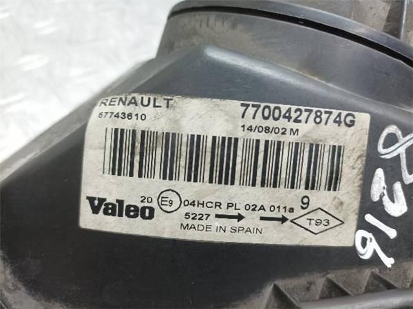 FARO DEL. IZDO. Renault Megane 1.4 G I (BA) 95CV (1999-2003) (70 KW) - 22011 / K4JC7