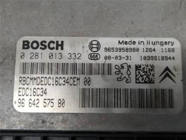 CENTRALITA MOTOR UCE Peugeot 308 1.6 HDI (4C) 90CV (2007-2014) (66,2 KW) - 22361 / 9HX