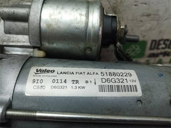 MOTOR ARRANQUE Fiat Doblo 1.3 D CARGO III (263) 90CV (2010-2022) (66 KW) - 22493 / 263A2000