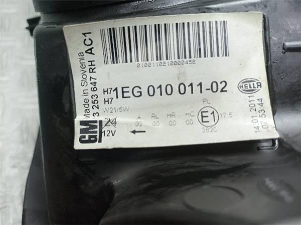 FARO DEL. DCHO Opel Astra 1.7 CDTI J LIM. (2009 - 2015) (81 KW) - 22687 / A17DTR