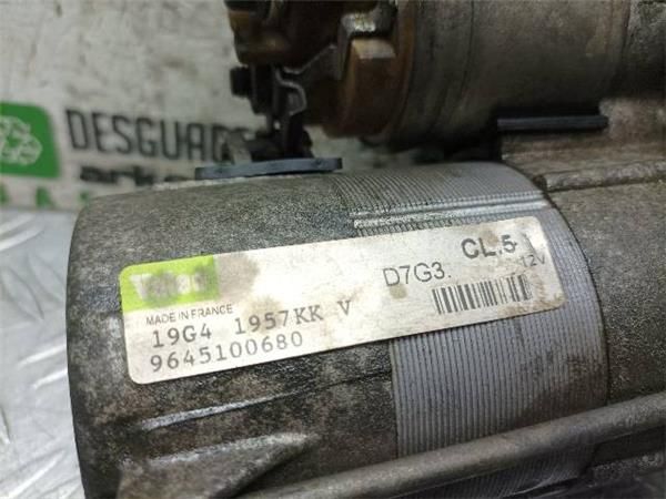 MOTOR ARRANQUE Peugeot 407 1.6 HDI (6D) 109CV (2004-2010) (80 KW) - 23010 / 9HZ