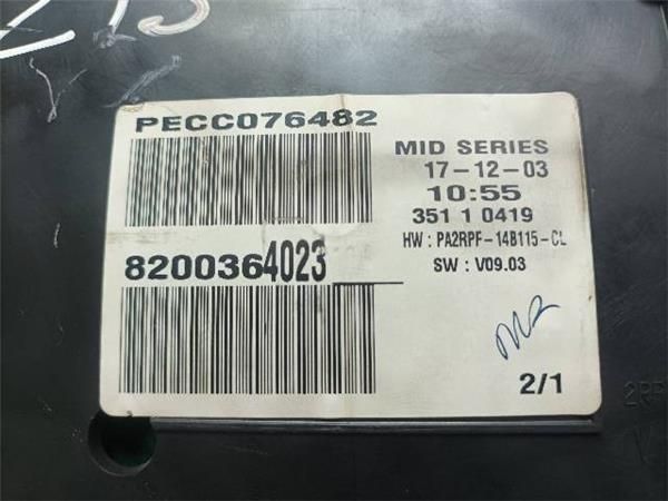 CUADRO INSTRUMENTOS Renault Megane 1.6 G II 113CV (2003-2009) (83 KW) - 23097 / K4MT7