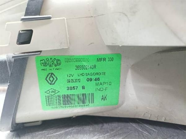 PILOTO TRA. DCHO. Renault Fluence 1.6 (81 KW) - 23211 / K4M V8
