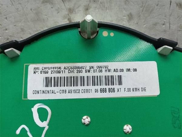 CUADRO INSTRUMENTOS Citroen C3 1.4 HDI II (SC) 68CV (2009-2016) (50 KW) - 23276 / 8H01