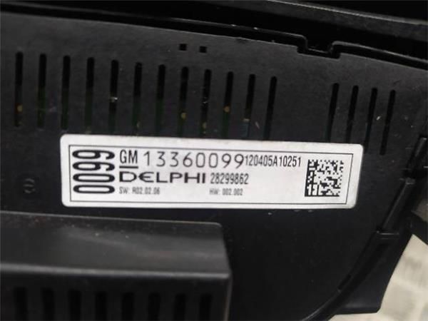 MANDOS CALEFACCION / A.A. Opel Astra 1.7 CDTI J SPORTS TOURER (P10) (10-15) (81 KW) - 23351 / A17DTR