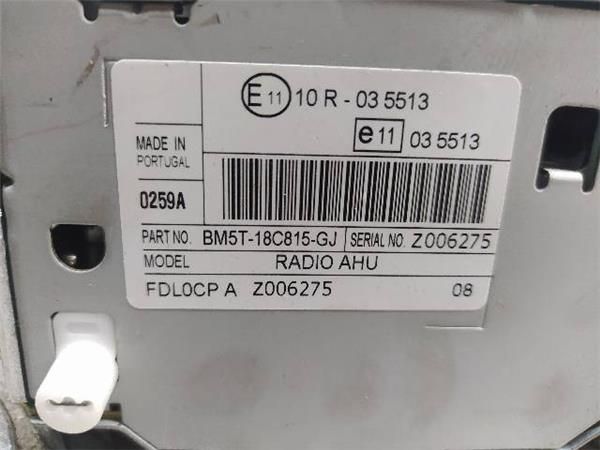 RADIO / CD Ford Focus 1.6 TDCI III (2010-2017) 116CV (85 KW) - 23370 / T1DA
