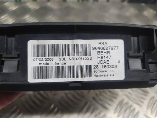 MANDOS CALEFACCION / A.A. Peugeot 307 1.6  BREAK SW (S2) (2005 - 2008) (80 KW) - 23384 / NFU