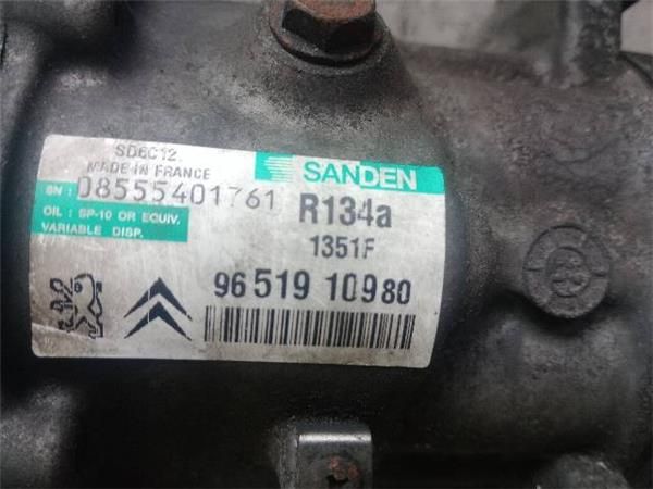 COMPRESOR AIRE ACOND. Peugeot 307 1.6 HDI (3C) 109CV (2004-2009) (80 KW) - 23595 / 9HZ