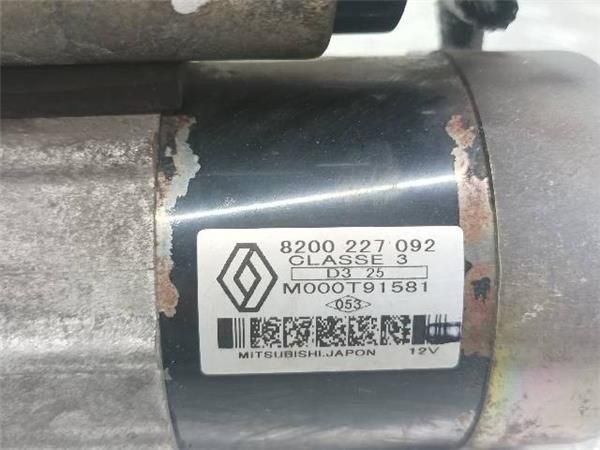 MOTOR ARRANQUE Renault Scenic 1.5 CDI II (JM) 82CV (2003-2006) (60 KW) - 23643 / K9K