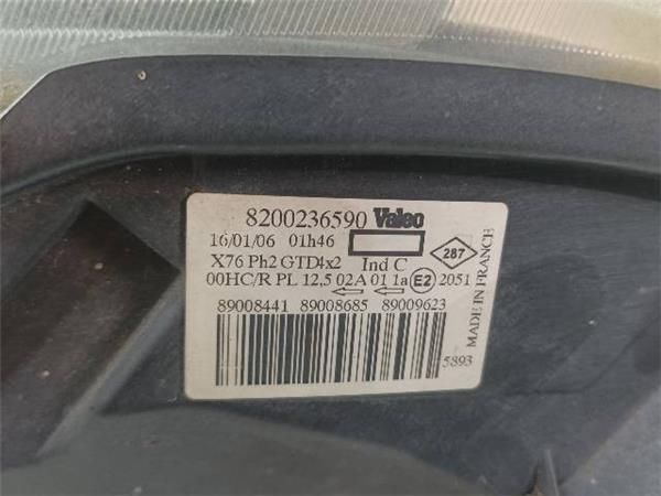 FARO DEL. IZDO. Renault Kangoo 1.5 DCI (KC) 65CV (2001-2008) (48 KW) - 23664 / K9KA7