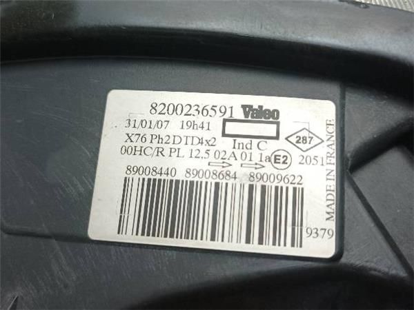FARO DEL. DCHO Renault Kangoo 1.5 DCI (KC) 68CV (2005-2008) (50 KW) - 23715 / K9KV7