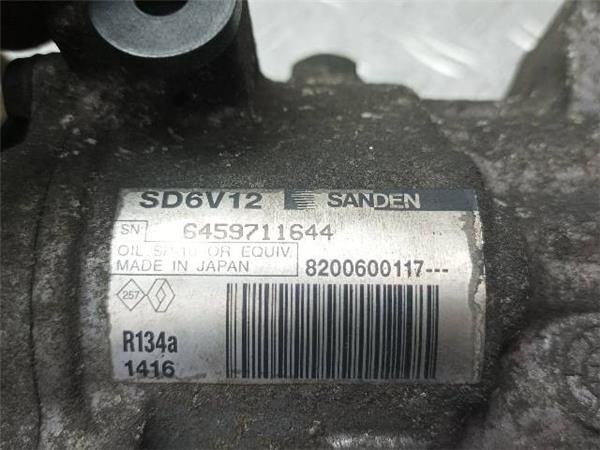 COMPRESOR AIRE ACOND. Renault Kangoo 1.5 DCI (KC) 68CV (2005-2008) (50 KW) - 23721 / K9KV7