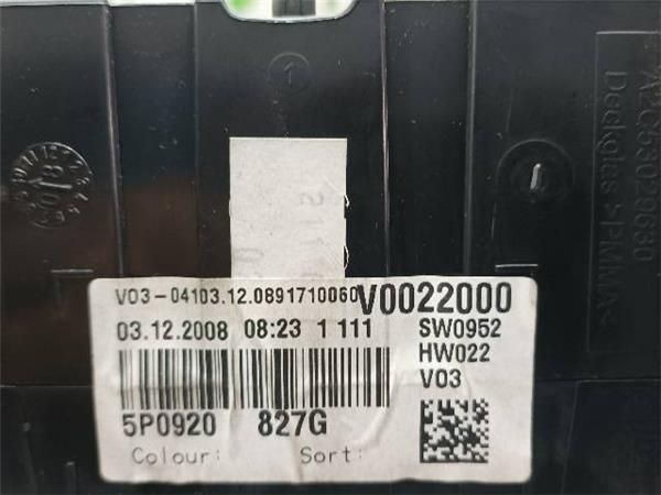 CUADRO INSTRUMENTOS Seat Altea 1.6 G XL (5P5) 102CV (2006-...) (75 KW) - 23726 / BSE