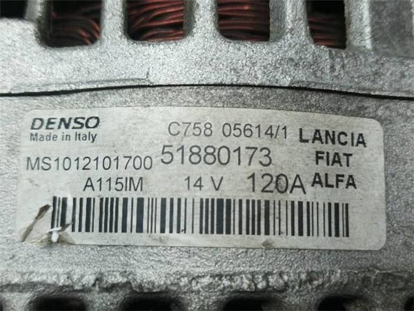 ALTERNADOR Fiat 500 1.3 JTD MULTIJET (312) 95CV (2009-...) (70 KW) - 23811 / 199B1000