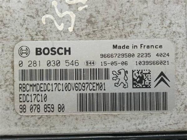 CENTRALITA MOTOR UCE Citroen C Elysee 1.6 HDI 92CV (2012-2022) (68 KW) - 23831 / 9H06