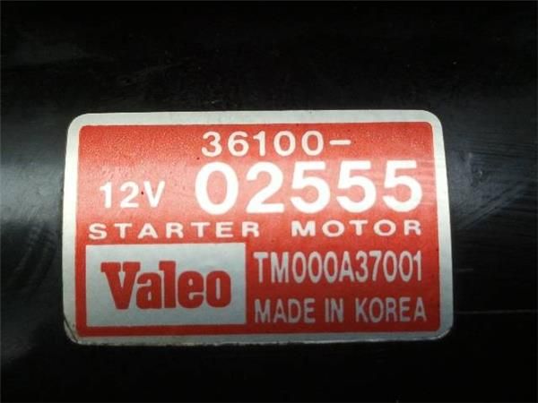 MOTOR ARRANQUE Kia Picanto 1.1 G (BA) 65CV (2004-2011) (47,8 KW) - 23861 / G4HC