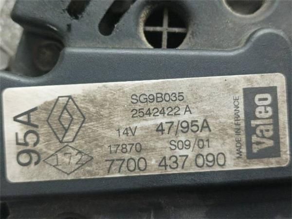 ALTERNADOR Renault Clio 1.2 G II (BB) 75CV (2001-2016) (55 KW) - 23864 / D4F B7