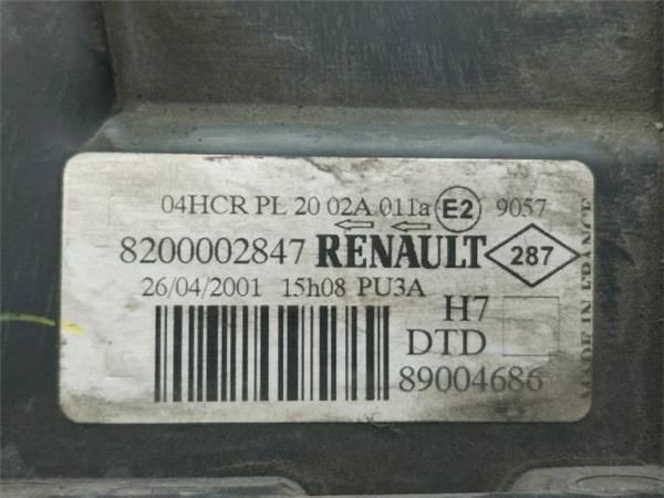 FARO DEL. DCHO Renault Laguna 1.8 G II (BG) 121CV (2001-2007) (89 KW) - 24120 / F4PC7