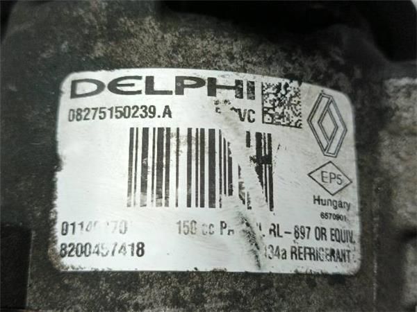 COMPRESOR AIRE ACOND. Renault Scenic 1.9 DCI GR. II (JM) 120CV (2004-2006) (88 KW) - 24121 / F9QD8
