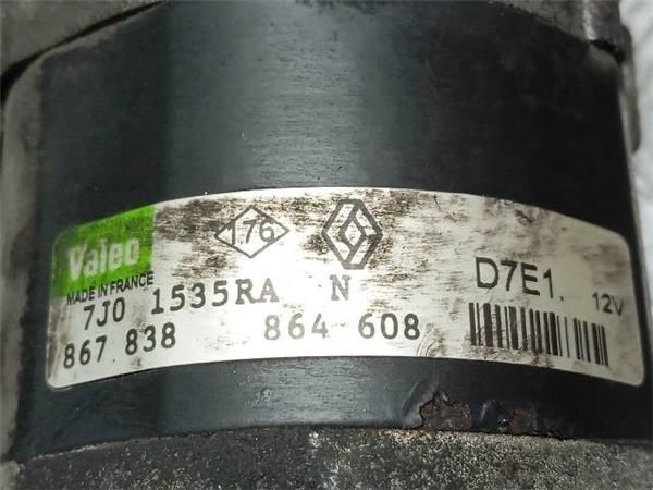 MOTOR ARRANQUE Renault Clio 1.2 G II (CB) 58CV (1998-2010) (43 KW) - 24522 / D7F D7