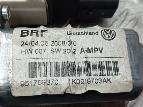MOTOR ELEVALUNAS TRA. IZDO. Volkswagen Touran 2.0 TDI II (1T) 140CV (2005-2010) (103 KW) - 24576 / BKD