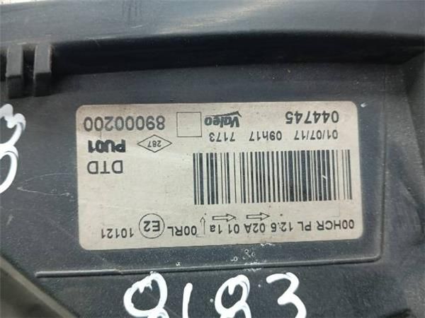 FARO DEL. DCHO Peugeot 208 1.4 HDI I 68CV (2012-...) (50 KW) - 24631 / 8H01