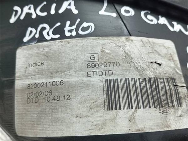 FARO DEL. DCHO Dacia Logan 1.4 G (LS) 75CV (2004-2012) (55 KW) - 24704 / K7JA7
