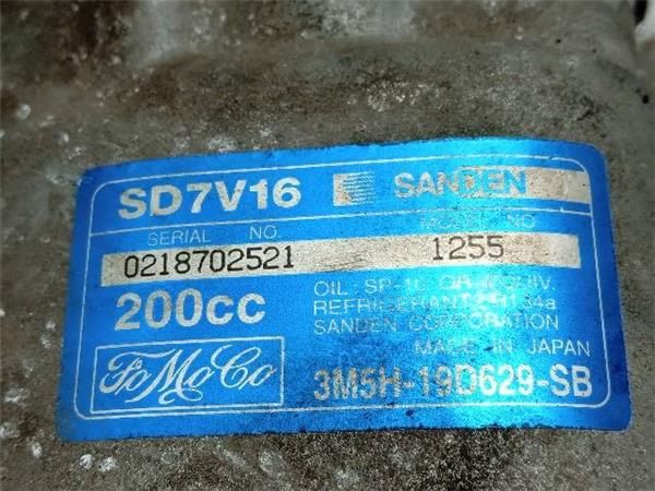 COMPRESOR AIRE ACOND. Mazda 3 1.6 DI (BK) 109CV (2004-2009) (80 KW) - 24717 / Y6
