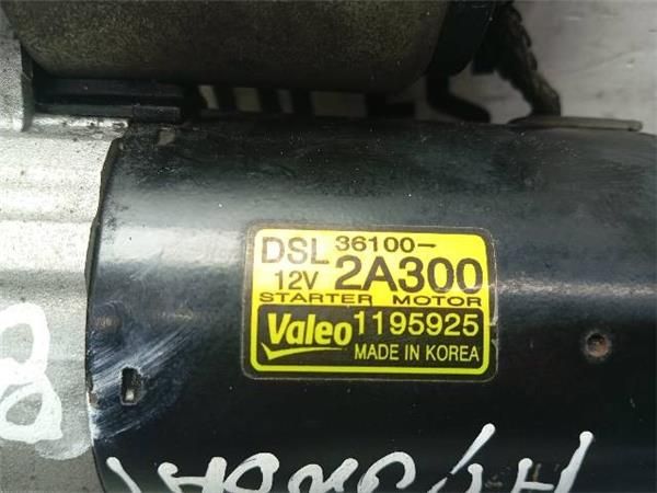 MOTOR ARRANQUE Hyundai i30 1.6 CRDI I CW (FD) 90CV (2008-2012) (66 KW) - 24870 / 4FB