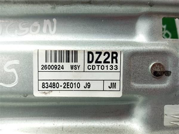 ELEVALUNAS ELECTRICO TRA. DCHO. Hyundai Tucson 2.0 CRDI (JM) VGT 4X4 140CV (2006-2010) (103 KW) - 24946 / D4EA